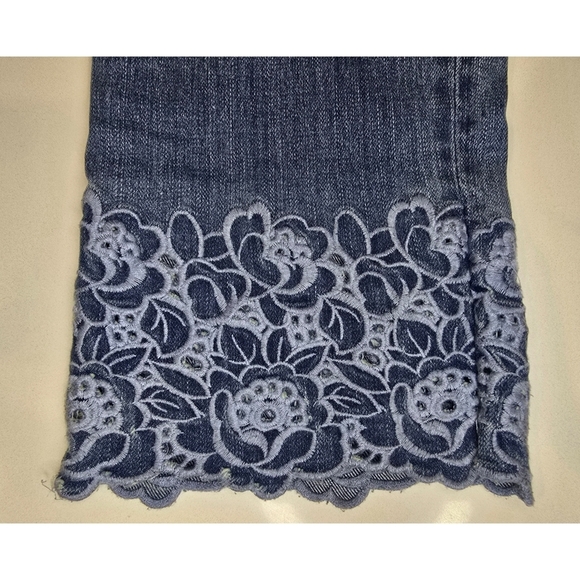 Lauren Ralph Lauren Premier Straight Cropped Jeans Size 6 - Picture 6 of 11